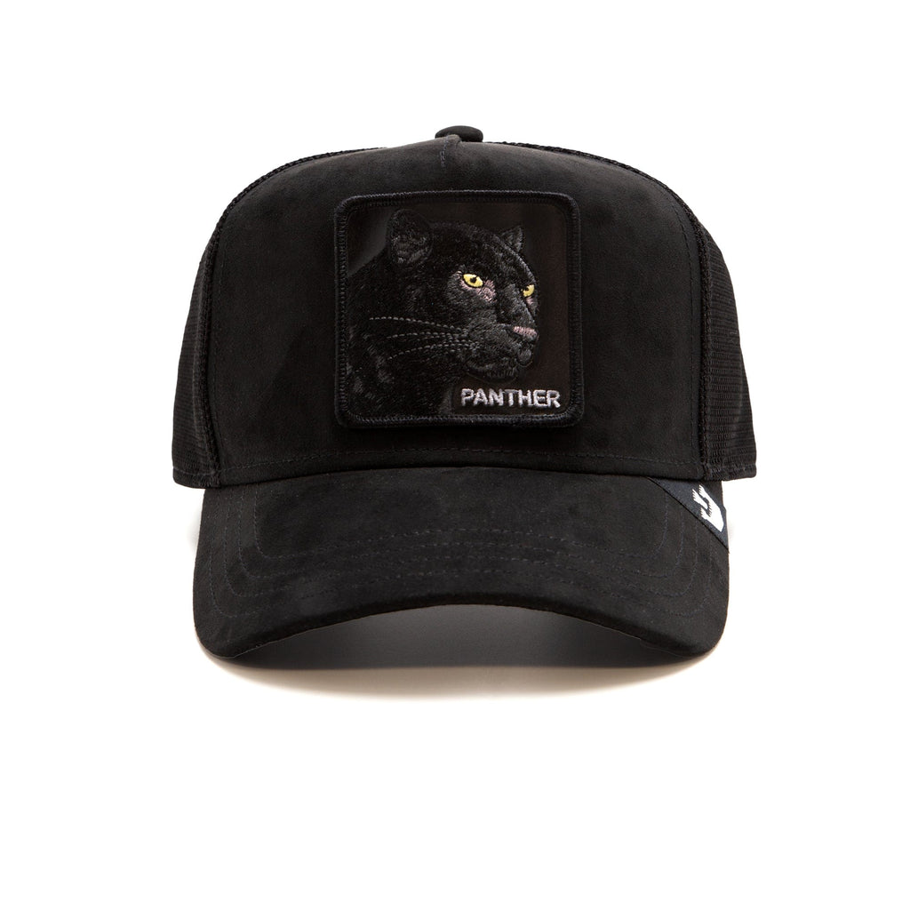 Jockey Trucker Goorin Bros The Suede Panther Unisex Negro