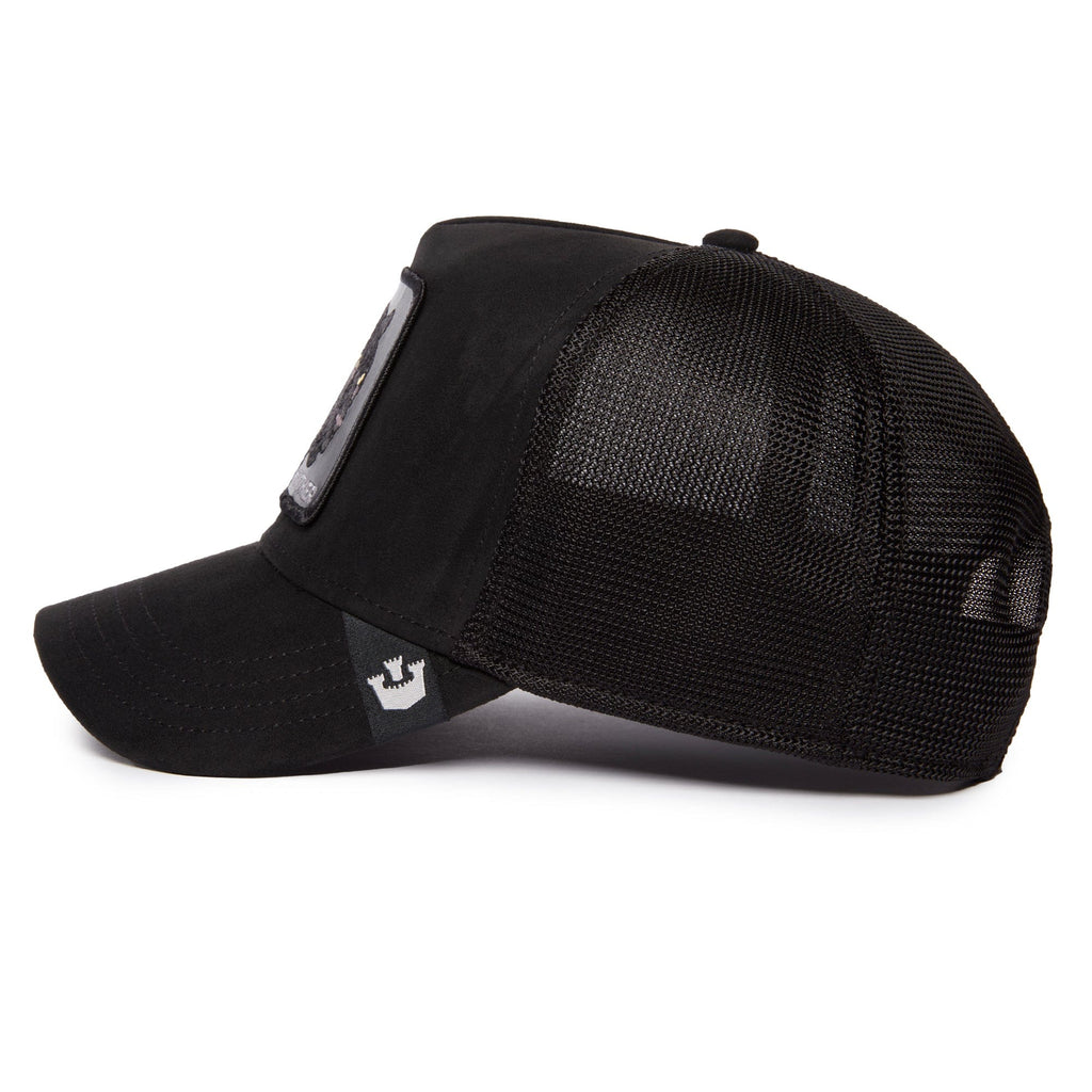 Jockey Trucker Goorin Bros The Suede Panther Unisex Negro