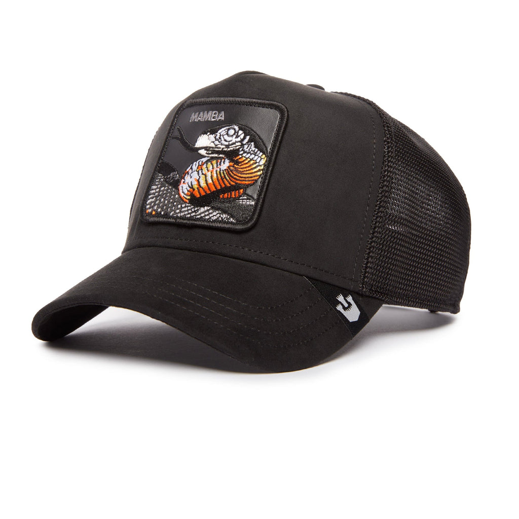 Jockey Trucker Goorin Bros The Suede Mamba Unisex Negro