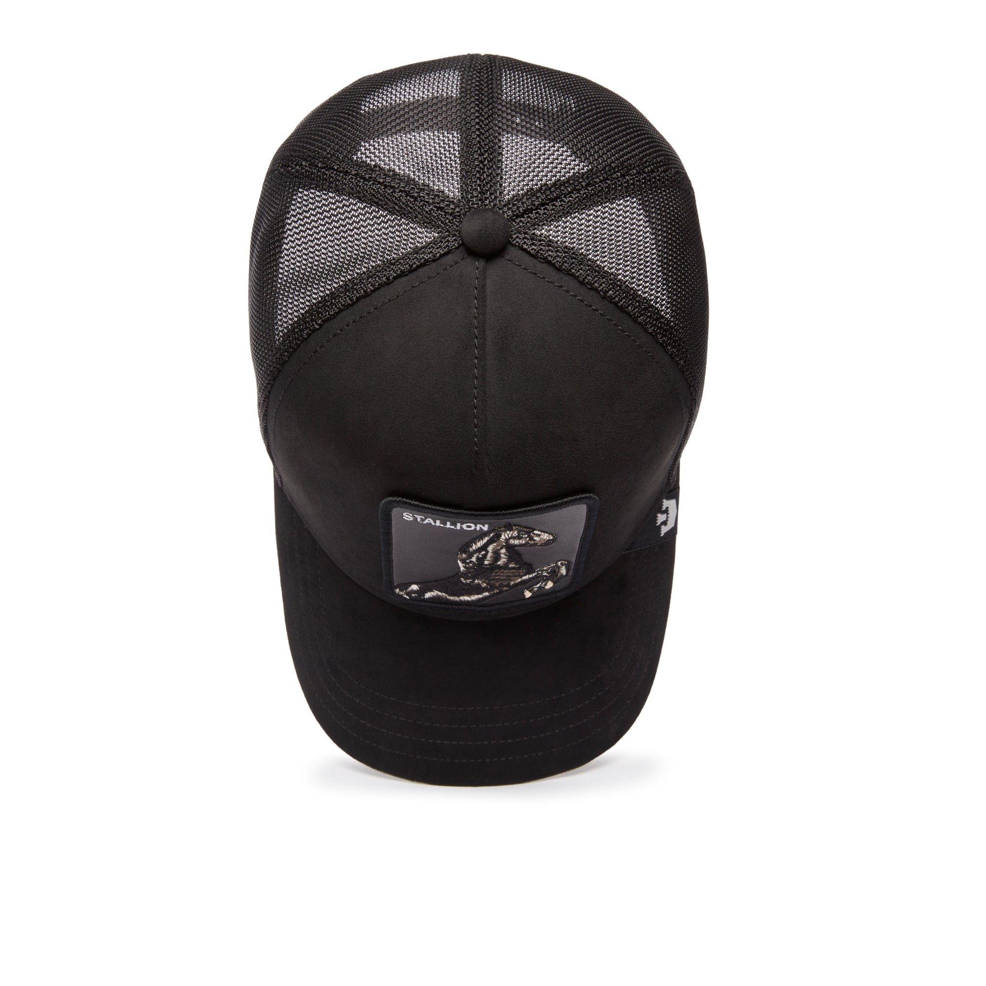 Jockey Trucker Goorin Bros The Suede Stallion Unisex Negro