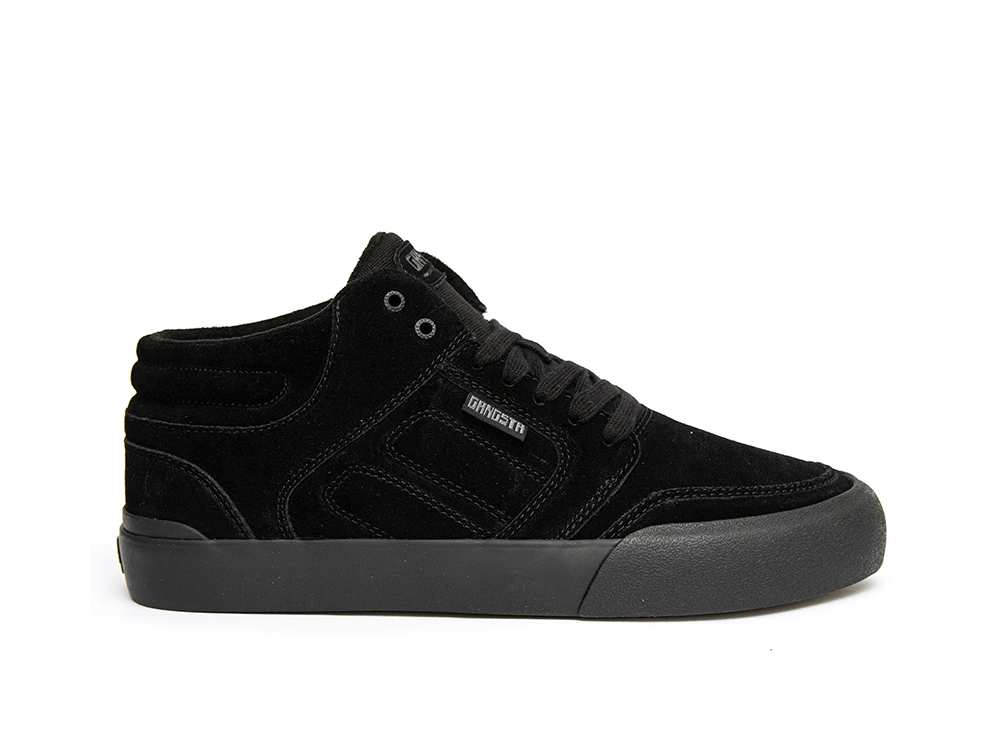 Zapatilla Gangsta Wallride Mid Unisex Negro