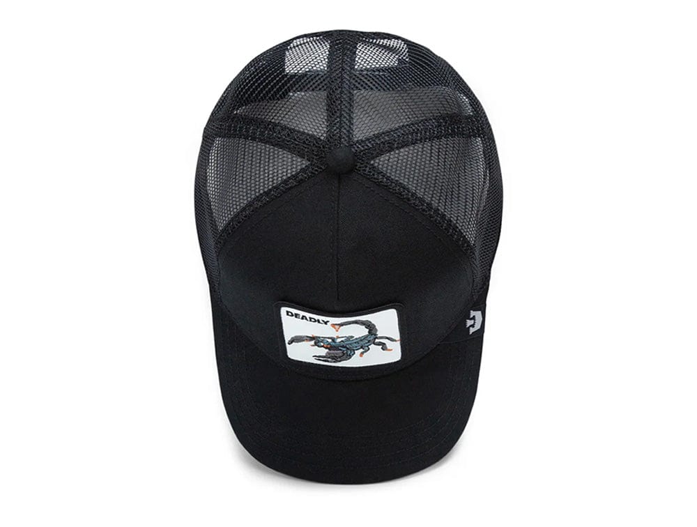 Jockey Trucker Goorin Bros Deadliest Scorpion Unisex Negro