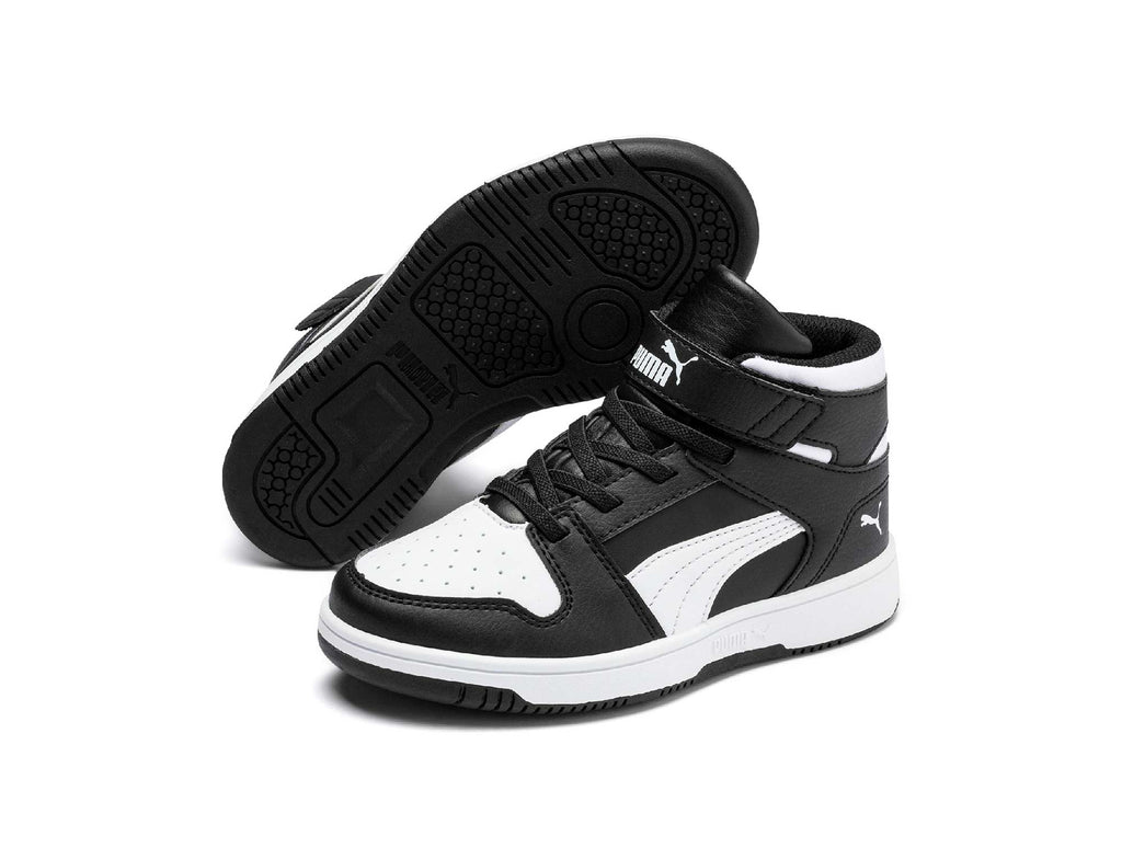 Zapatilla Puma Rebound Niño Negro