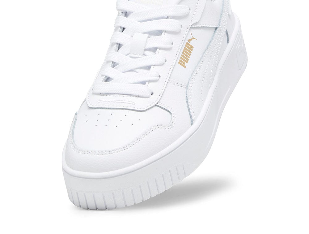 Zapatillas Puma Carina Street Cadete Mono Blanco