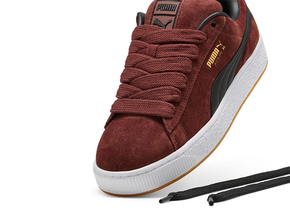 Zapatilla Puma Suede Xl Hombre Burdeo