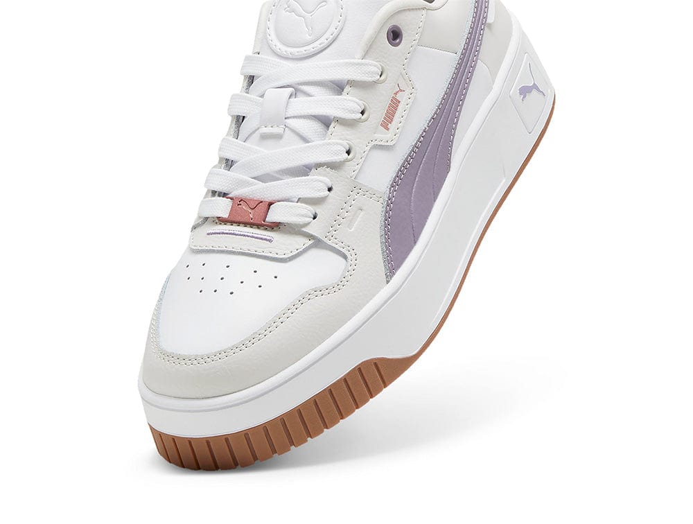 Zapatilla Carina Street Lux Mujer Blanco - Morado - Suela Gum