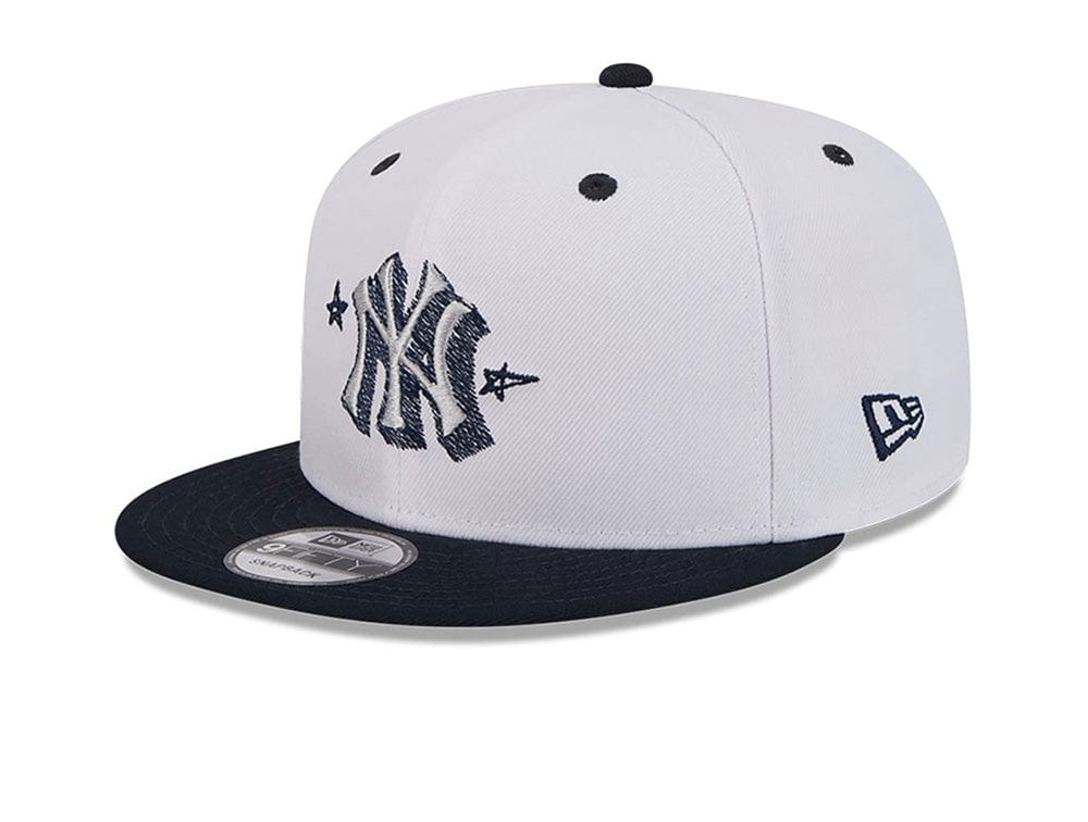 Jockey New Era 950 New York Yankees MLB Official Doodles Unisex Blanco