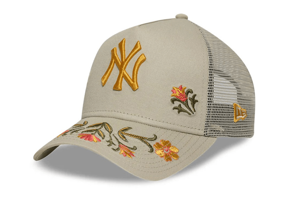 Jockey New Era Mlb 940 New York Yankees Unisex Floral Beige