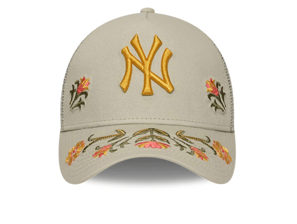 Jockey New Era Mlb 940 New York Yankees Unisex Floral Beige