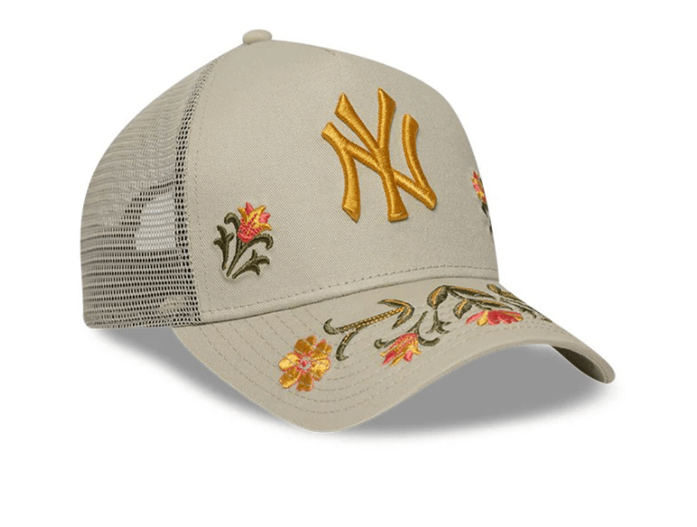 Jockey New Era Mlb 940 New York Yankees Unisex Floral Beige