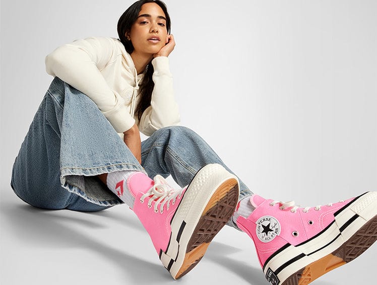 Zapatilla Converse Chuck 70 Plus Mujer Rosado Claro