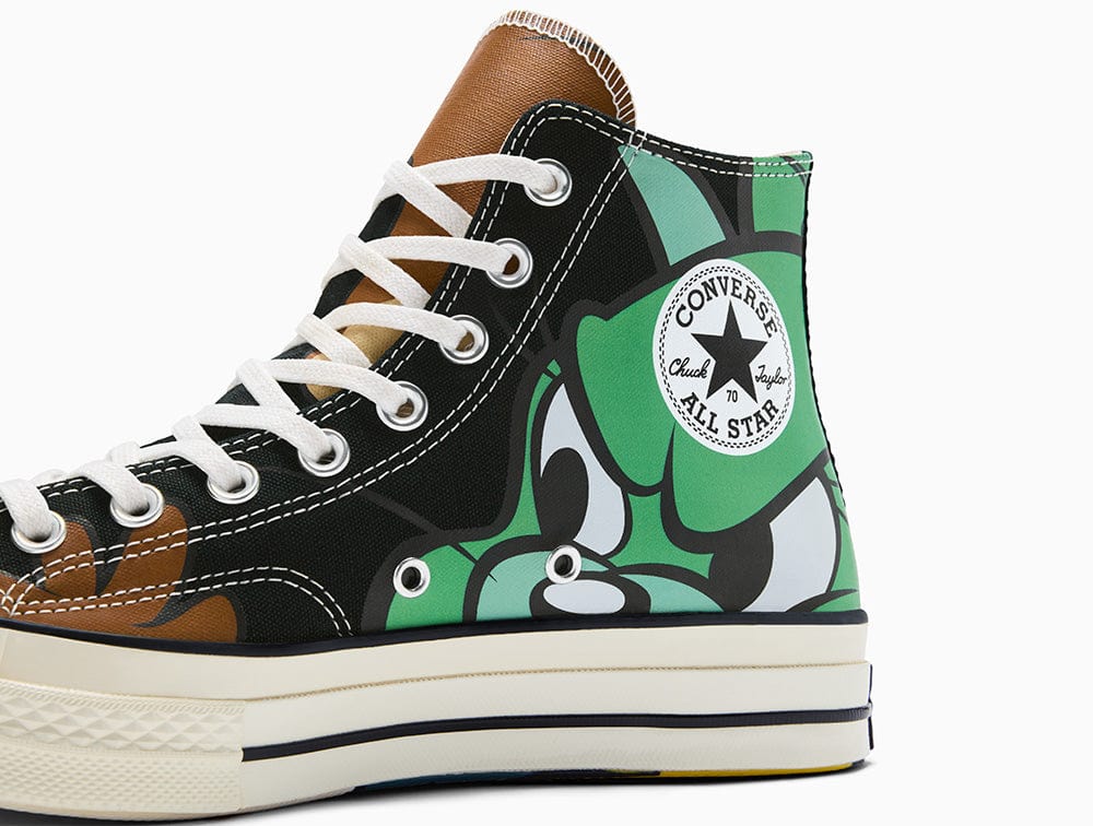 Zapatilla Converse Chuck 70 Hi Tom y Jerry Unisex Negro