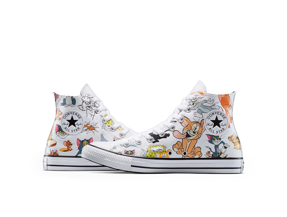 Zapatilla Converse Chuck Taylor Tom y Jerry Unisex Blanco