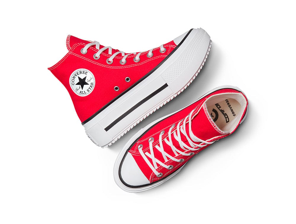 Zapatillas Converse Chuck Taylor Lift Double Stack Mujer Rojo