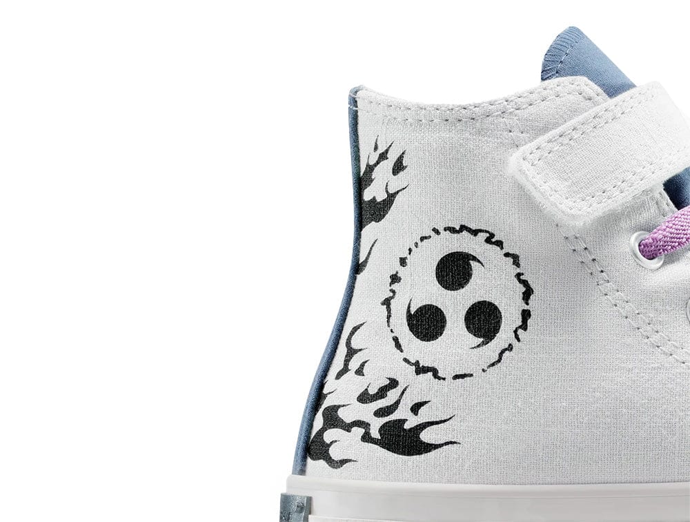 Zapatillas Converse Naruto Chuck Taylor 1V Hi (Sasuke) Junior Gris