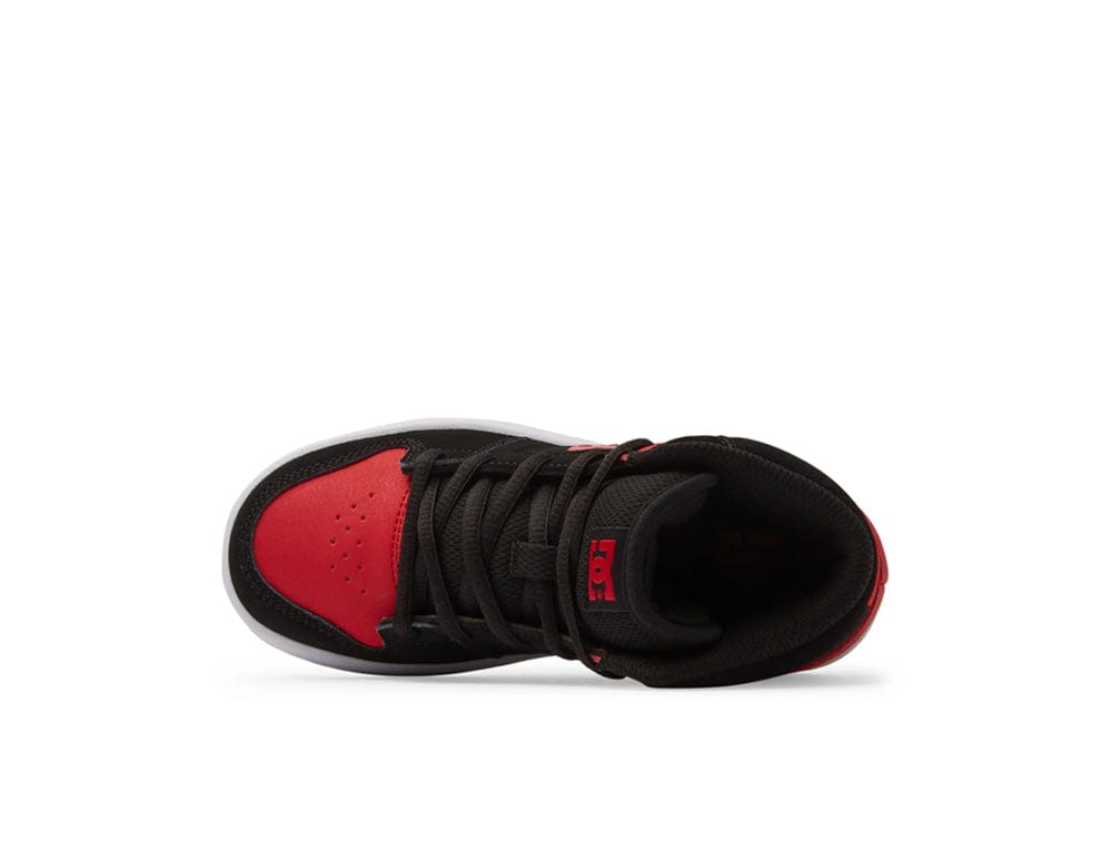 Zapatilla Dc Manteca 4 HI Junior Rojo Negro Blanco