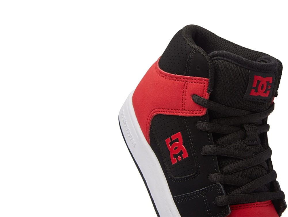 Zapatilla Dc Manteca 4 HI Junior Rojo Negro Blanco