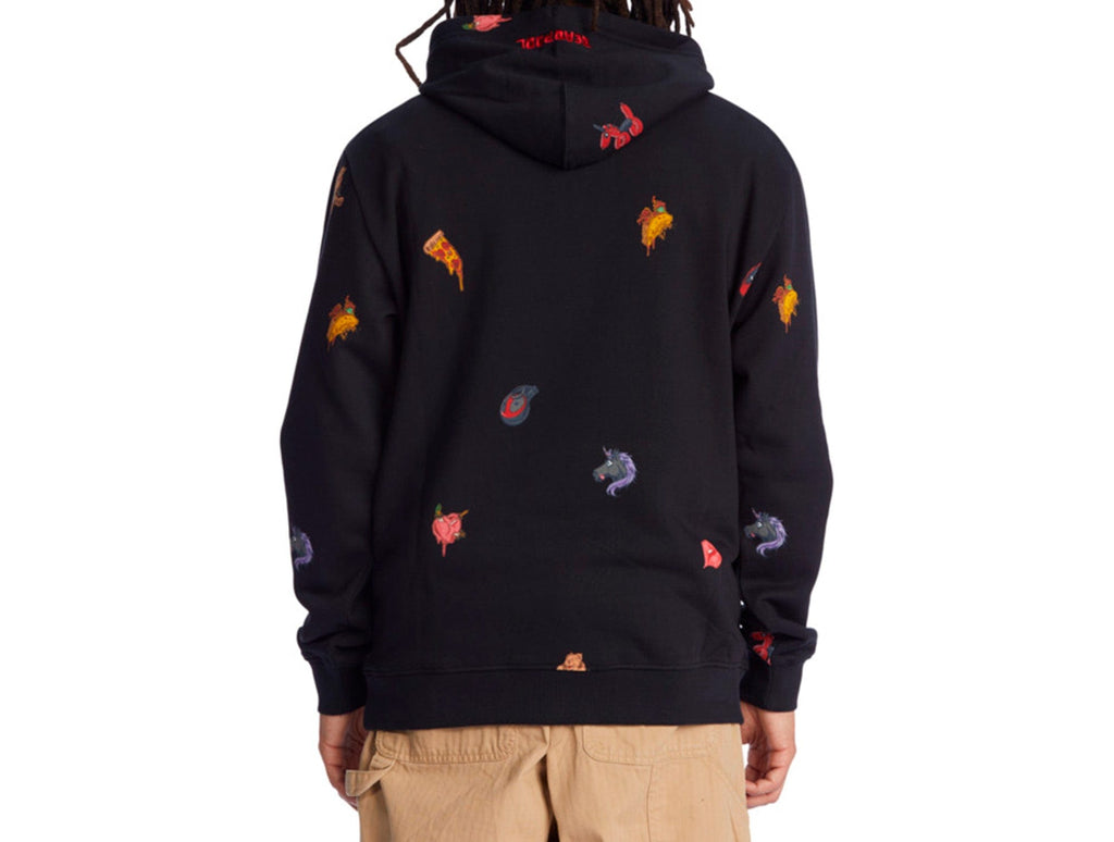 Poleron DC Deadpool All Over Ph Hombre Negro