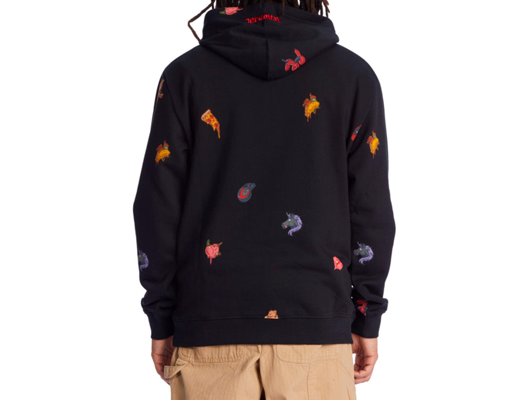 Poleron DC Deadpool All Over Ph Hombre Negro