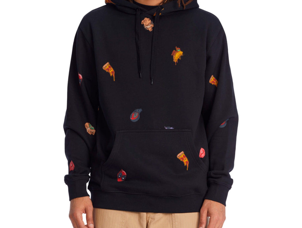 Poleron DC Deadpool All Over Ph Hombre Negro