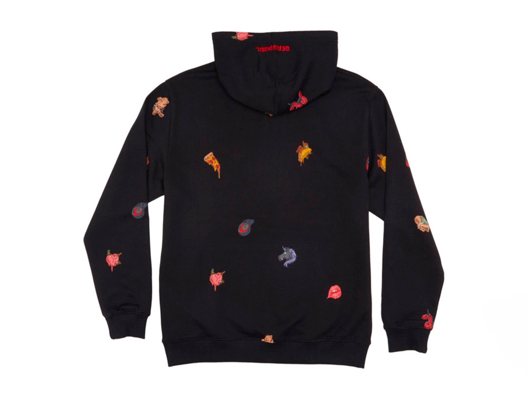 Poleron DC Deadpool All Over Ph Hombre Negro