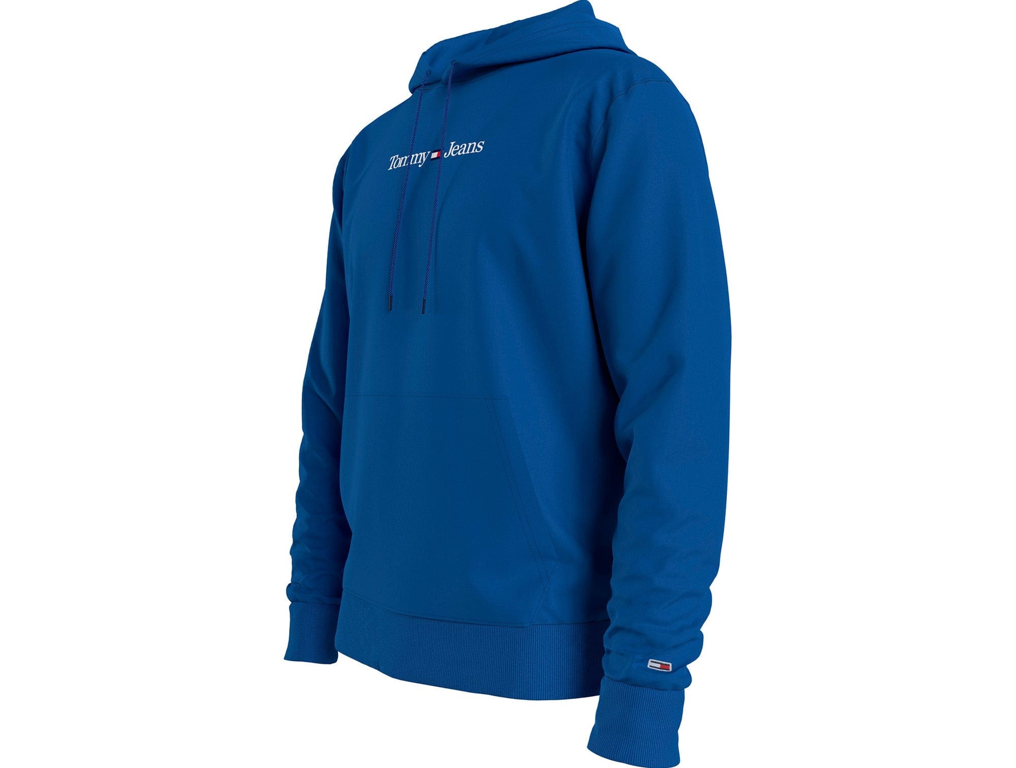 Poleron Cg Tommy Reg Linear Hoodie Hombre Azul