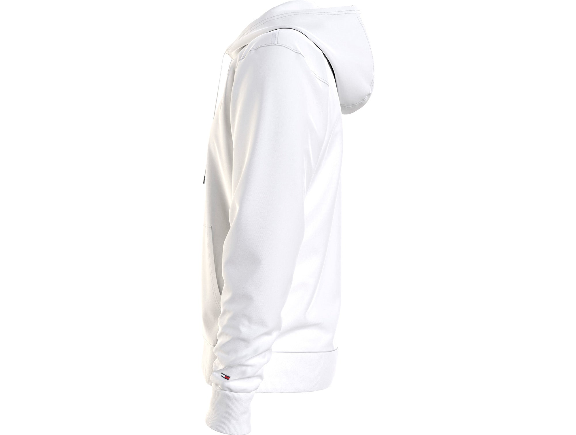 Poleron Cg Tommy Reg Linear Hoodie Hombre Blanco