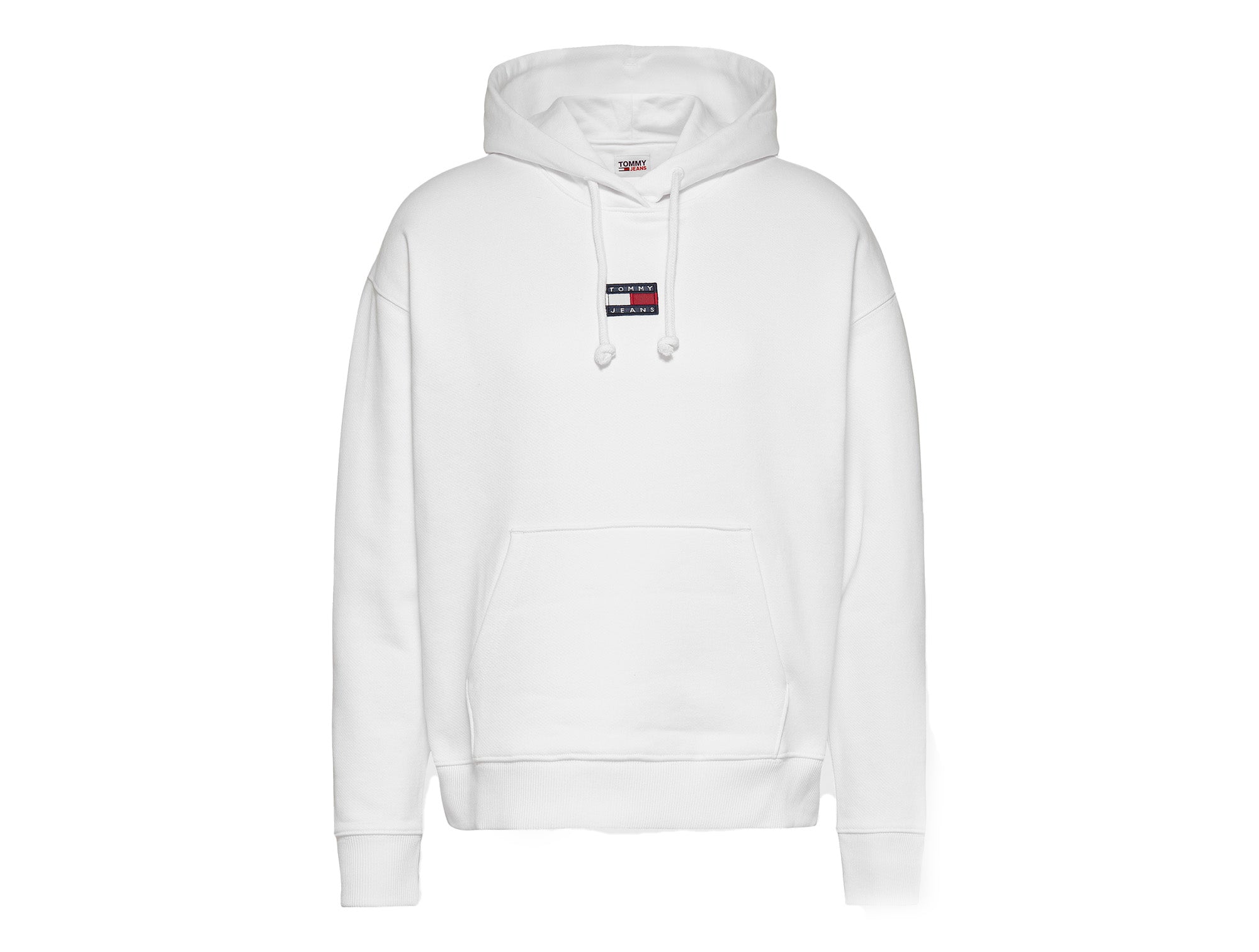 Poleron Cg Tommy Center Badge Hoodi Mujer Blanco