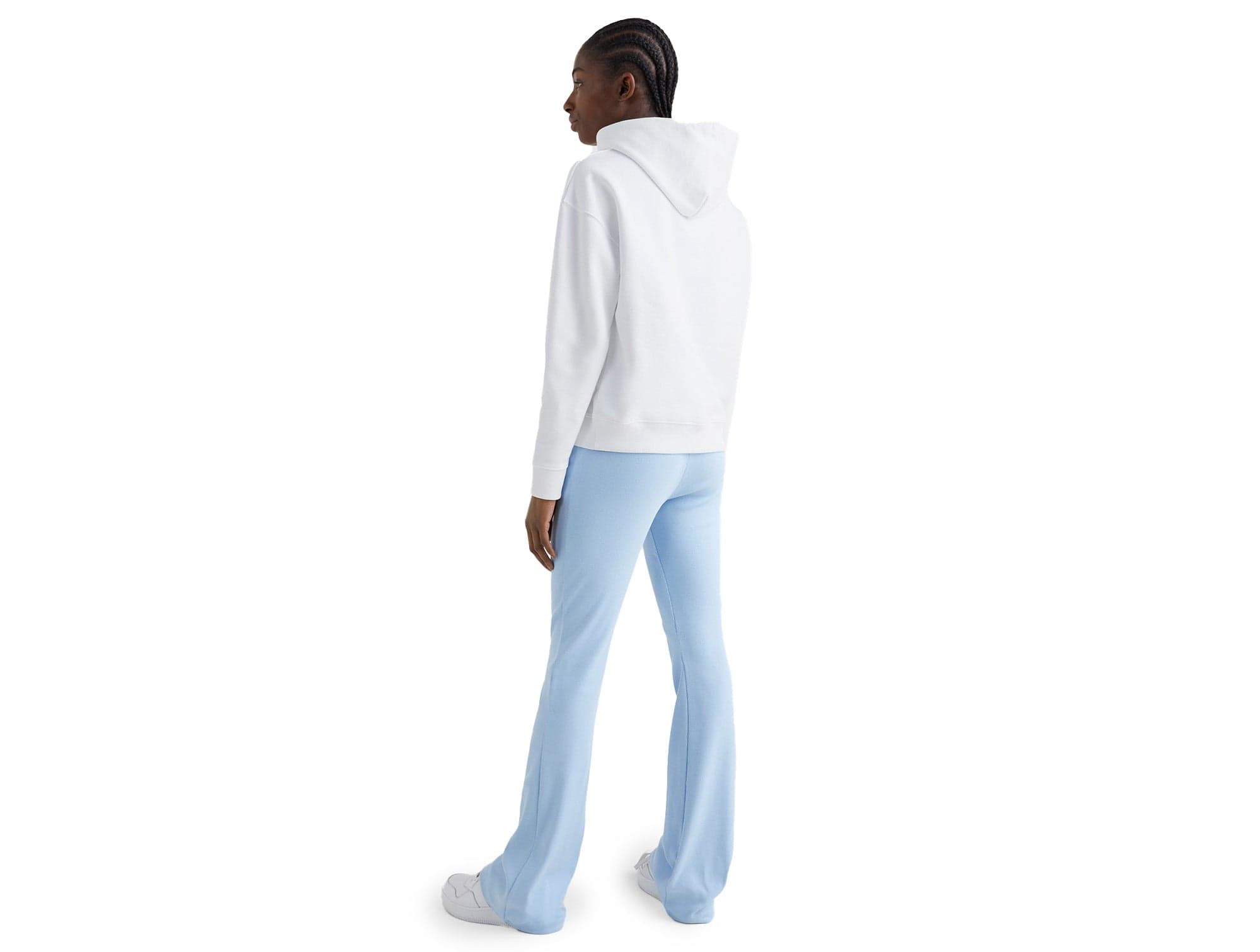 Poleron Cg Tommy Center Badge Hoodi Mujer Blanco