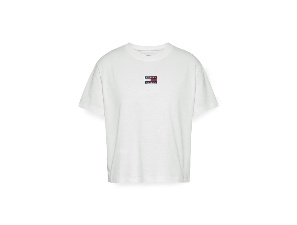 Polera Mc Tommy Center Badge Mujer Blanco