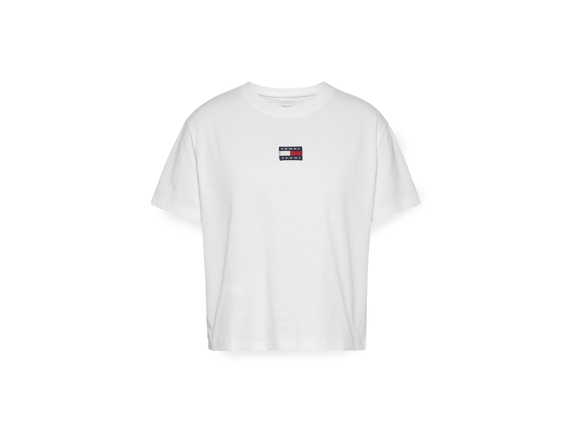 Polera Mc Tommy Center Badge Mujer Blanco