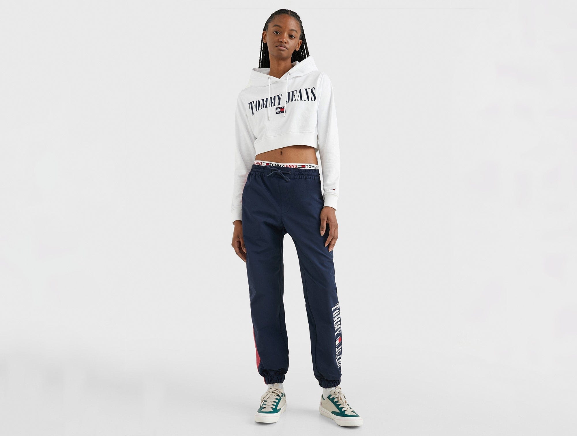 Poleron Cg Tommy Archive 2 Hoodie Mujer Blanco