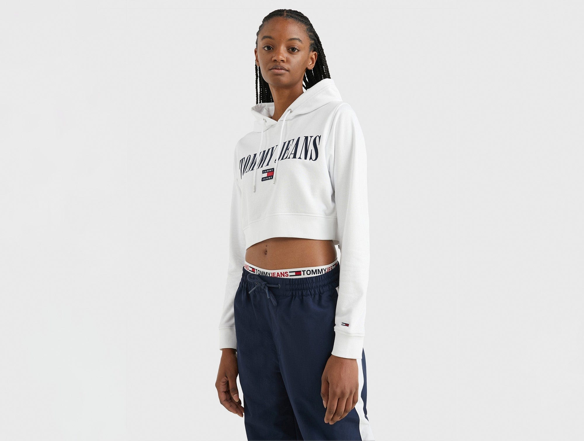 Poleron Cg Tommy Archive 2 Hoodie Mujer Blanco