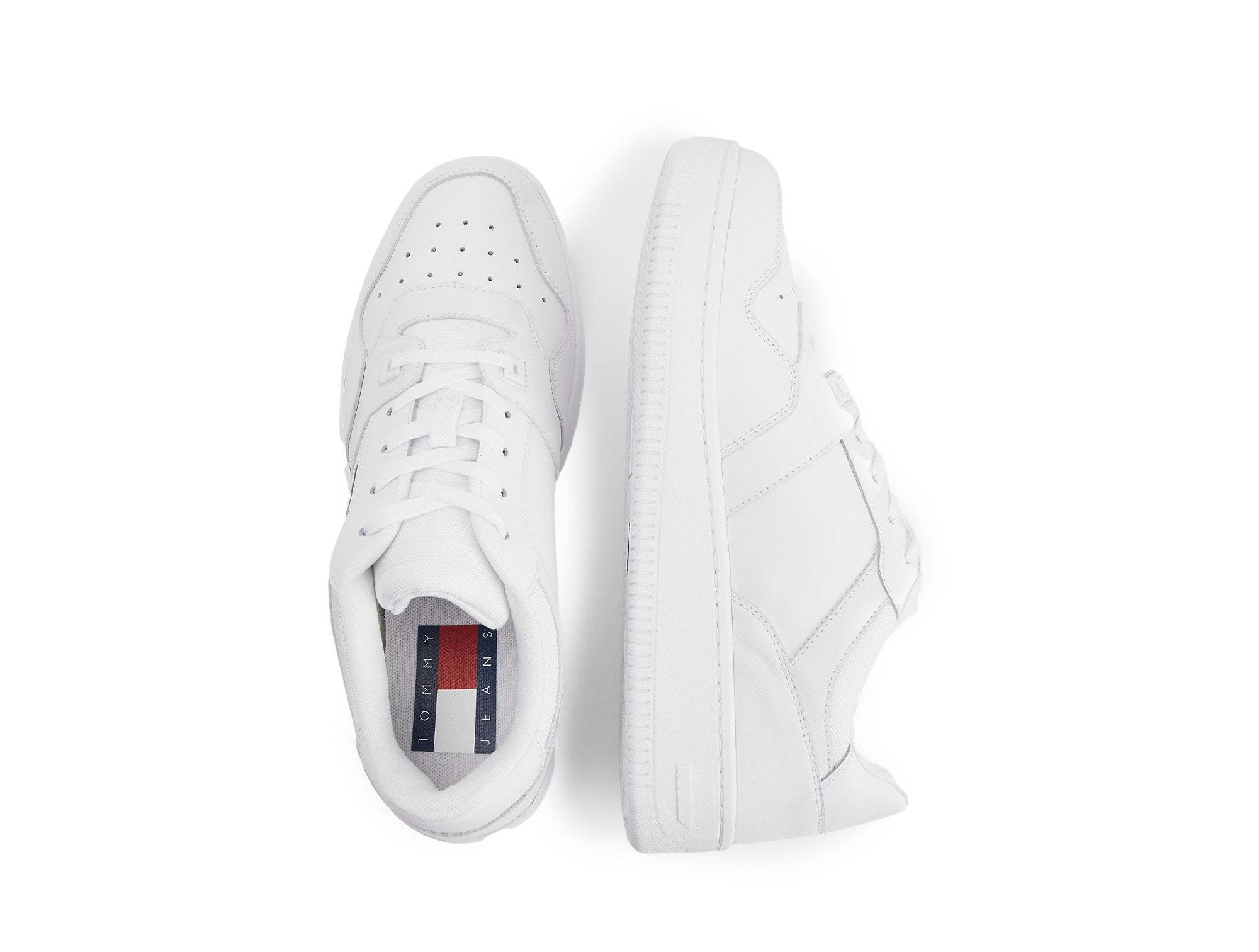 Zapatilla Tommy  Retro Basket Hombre Blanco