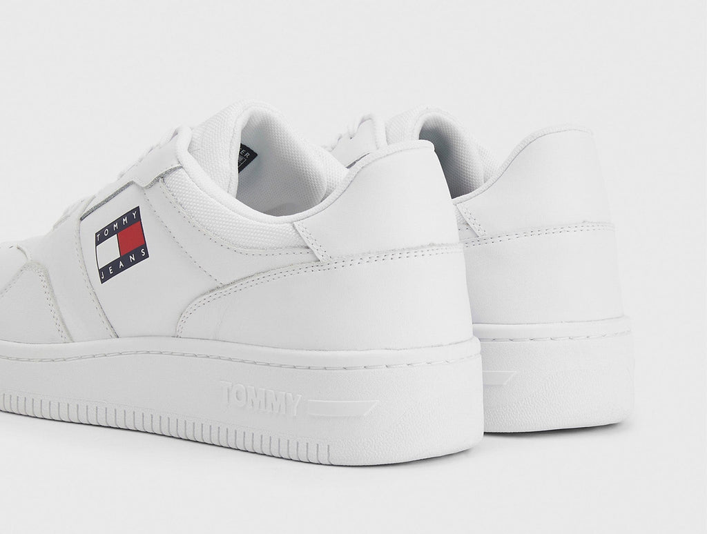 Zapatilla Tommy  Retro Basket Hombre Blanco