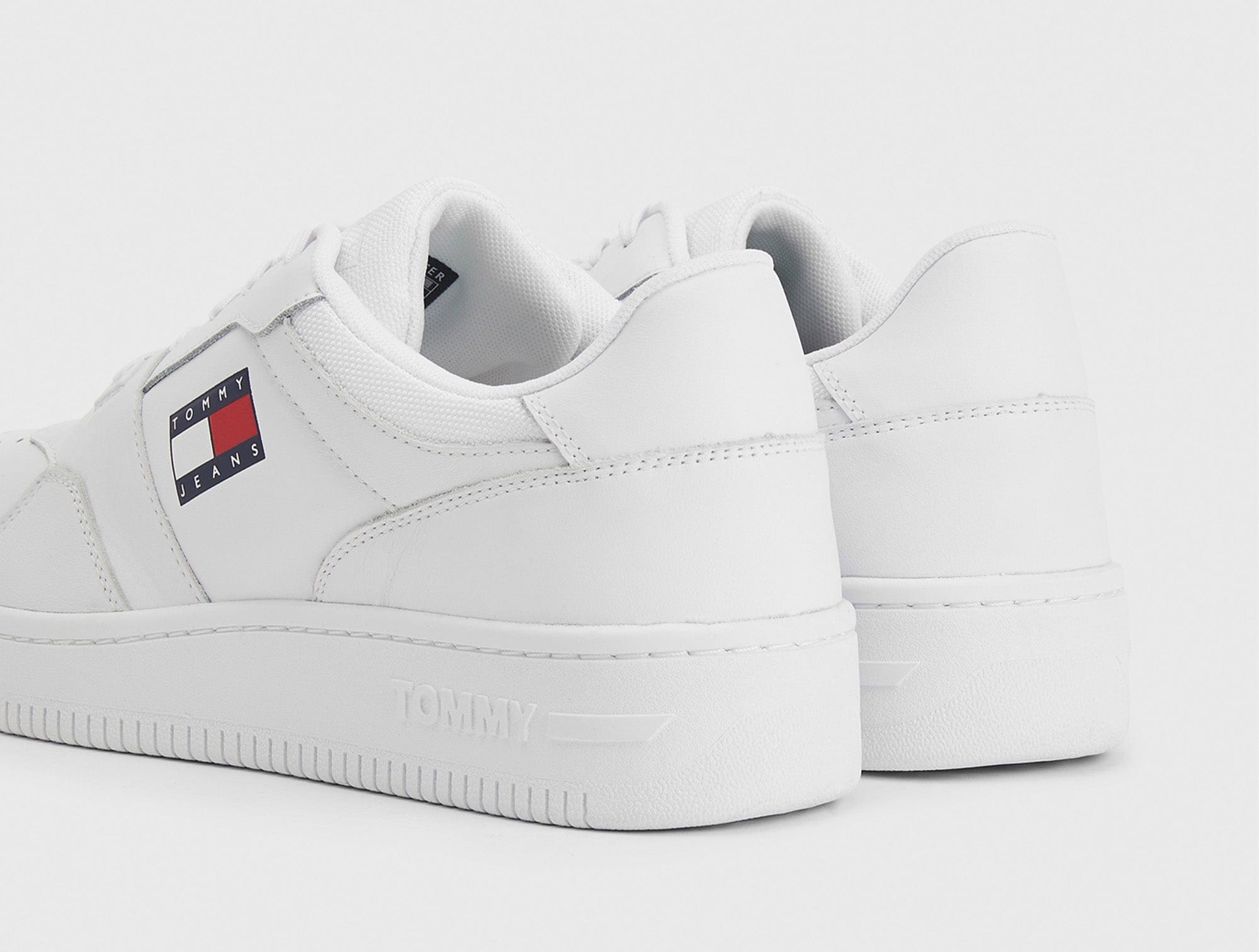 Zapatilla Tommy  Retro Basket Hombre Blanco