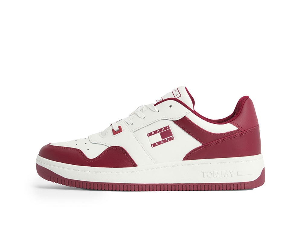 Zapatilla Tommy  Basket Premium Hombre Blanco