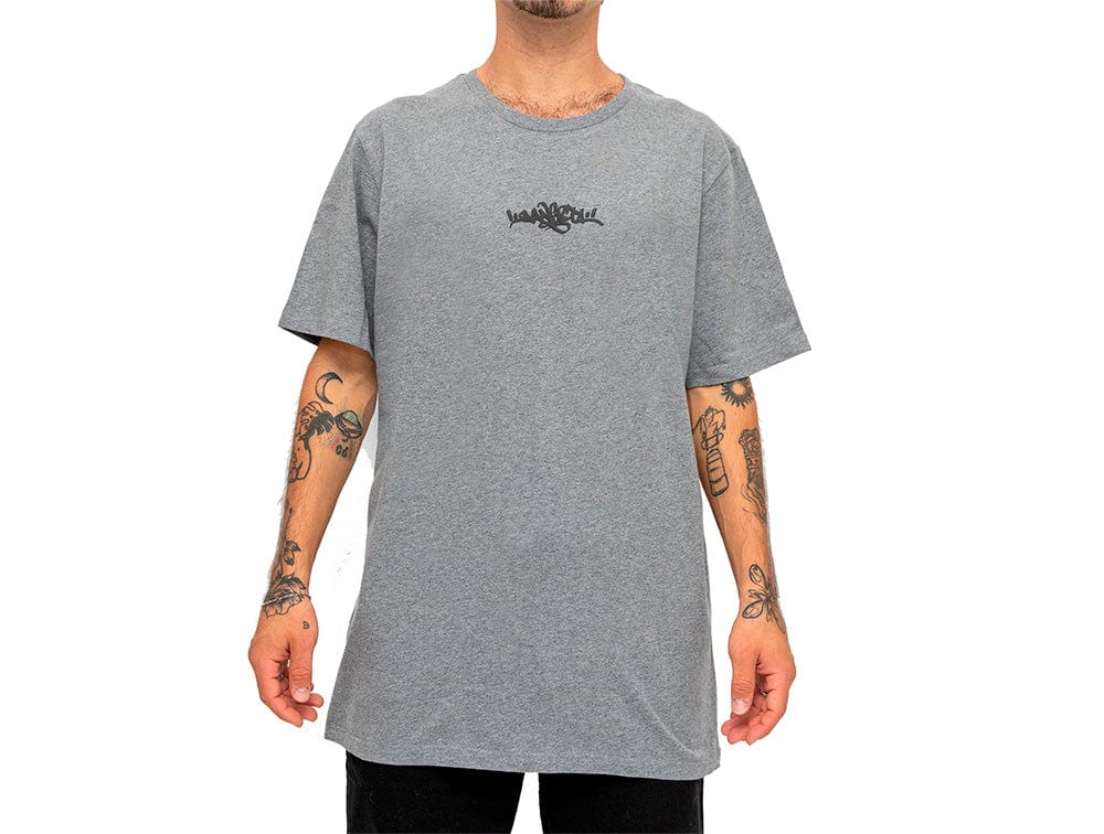 Polera Mc Gangsta Tag Unisex Blanco