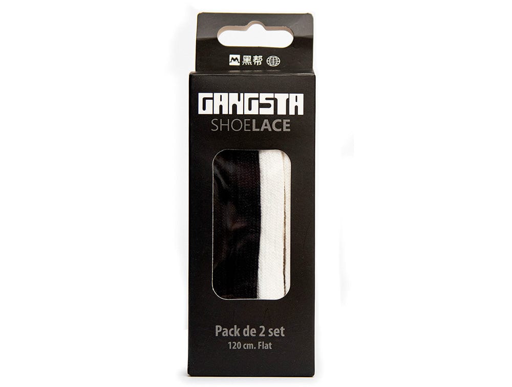 Cordones Gangsta Corp Unisex Negro