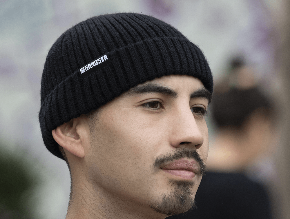 Beanie Gangsta Popeye Unisex Negro