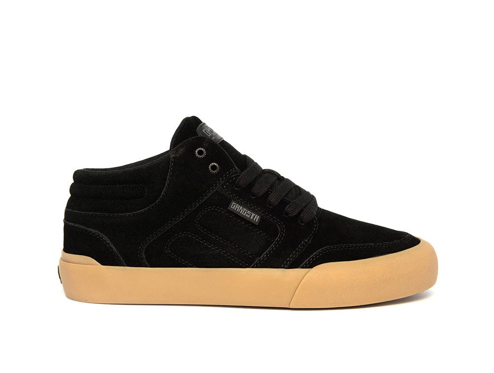 Zapatilla Gangsta Wallride Mid Unisex Negro