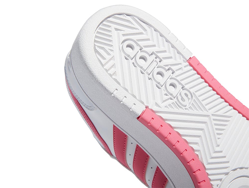 Zapatilla Adidas Hoops 3.0 Bold Cuero Mujer Blanco