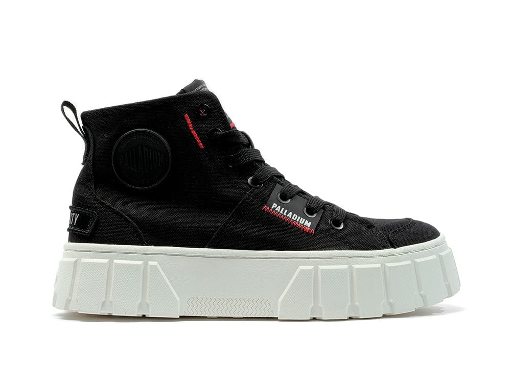 Zapatilla Palladium Pallatower Hi Patch Mujer Negro