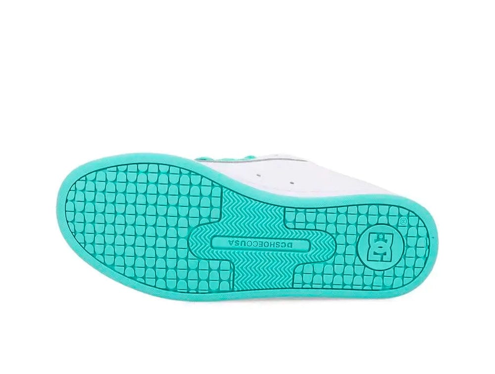 Zapatillas Dc Court Graffik Mujer Blanco